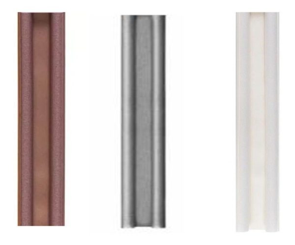Zócalo Para Bajo Puertas Burlete Doble 95cm 3 Colores P G - Imagen 3