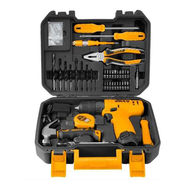 Kit Atornillador 12v Super Select 81 Piezas Ingco + Regalo