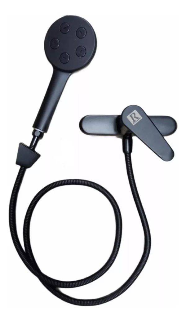 Monocomando Ducha Negra Rimontti Sin Transf - Rimontti P G
