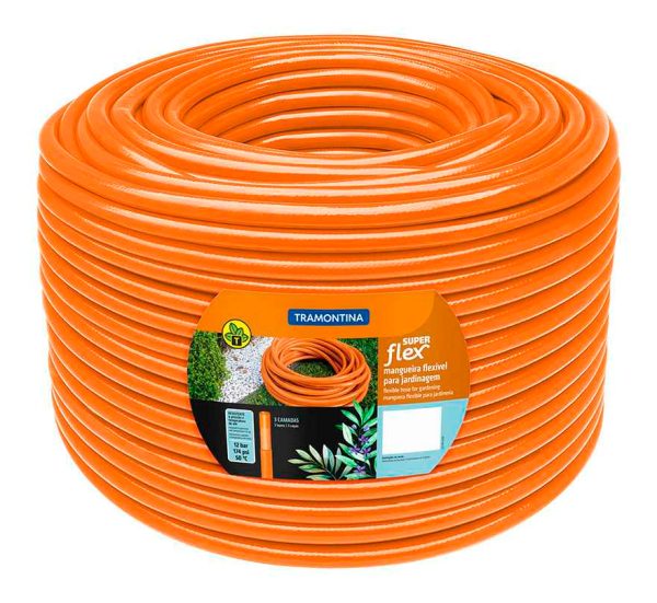 Manguera P/ Jardín 20m 3/4'' Naranja Tramontina 79220/501
