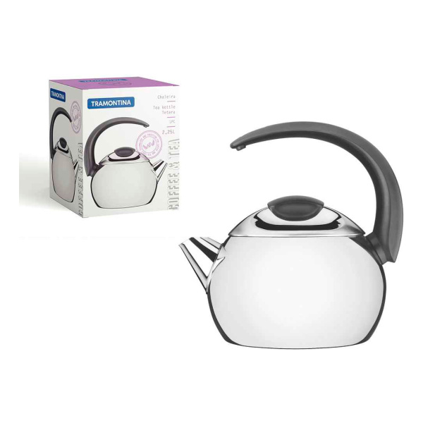 Pava Mate Tetera Tramontina 2,25 Litros Acero Inoxidable P G