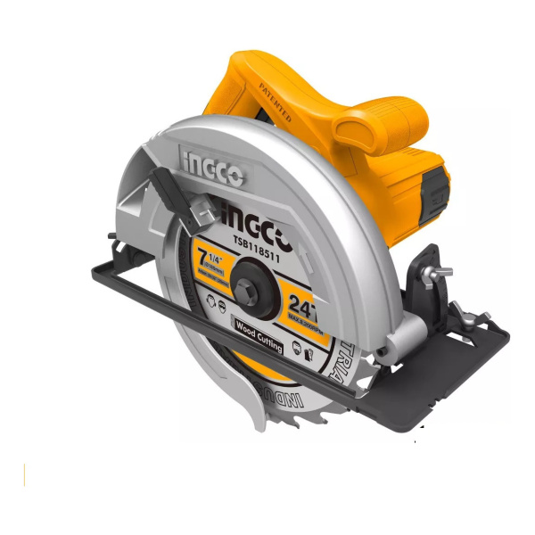 Sierra Circular De Mano 71/4 PuLG Ingco 1400w + Disco 40d