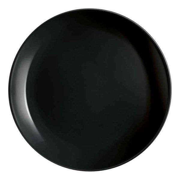 Plato Postre 19cm Negro Ref.p0789 Diwali Luminarc P G