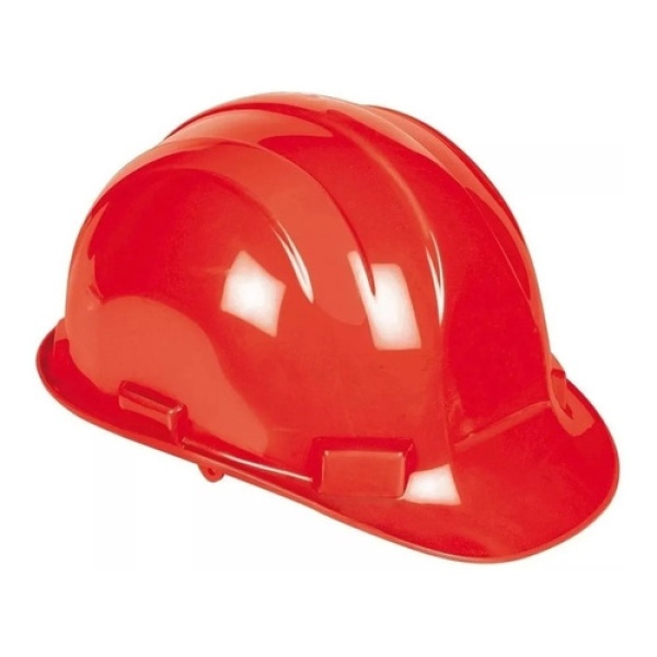 Casco De Seguridad Industrial De Alto Impacto Adir Color Rojo