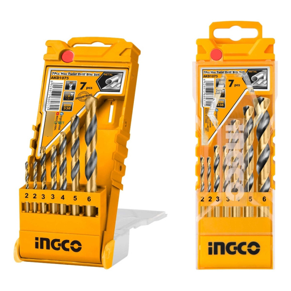 Set 7 Mechas Para Metal Hss Ingco Akd1075 P G