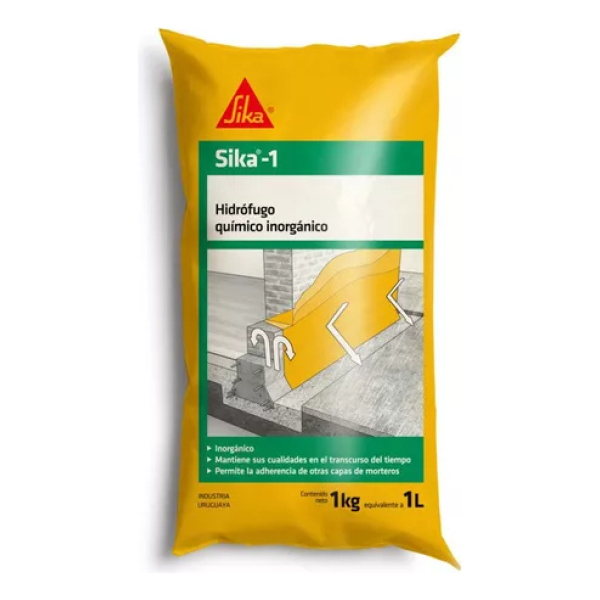 Pack 10 X 1lt Hidrofugo Liquido Aditivo Sika 1 Sache P G
