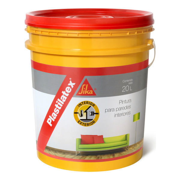 20l Pintura Sika Plastilatex Interior Antihongos + Regalo !