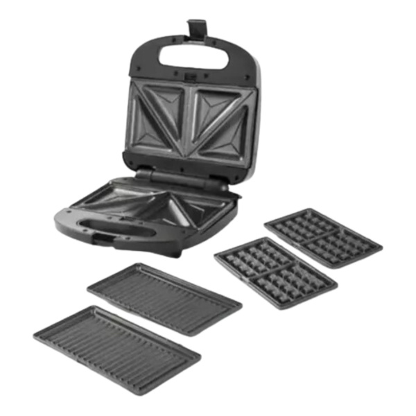 Sandwichera Grill Waflera 3 En 1 Rotel