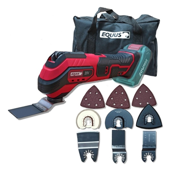 Sierra Multifunción Oscilante Equus 20v Color Rojo - Pg