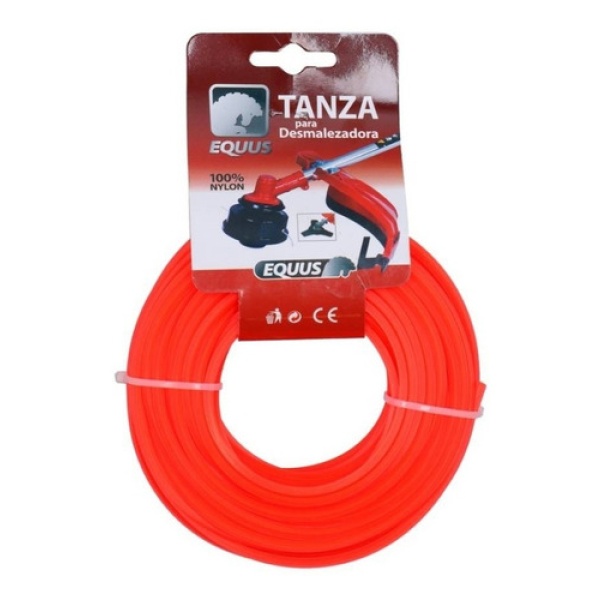 Tanza Cuadrada 2.4mm X 15m Para Desmalezadoras