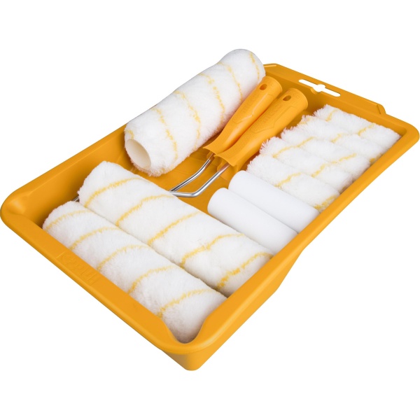 Kit Bandeja + Pincel + Rodillos + Repuestos Ingco Hktcb83230