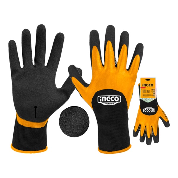 Guantes De Nitrilo Con Revestimiento Endurecido Hgnf01 - Pg