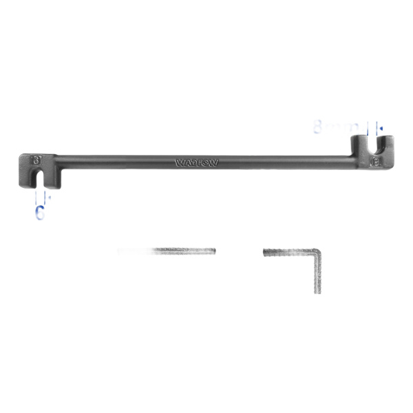 Grinfa Barra Dobladora De Metal 6x8mm 300mm Wqb3330 - Pg