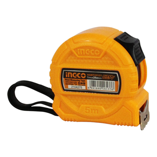 Cinta Huincha De Medir Metrica De Acero 5m Ingco Hsmt39525