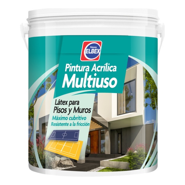 1lt Pintura Color Multiuso Elbex Pam 33 Colores A Eleccion - Imagen 6