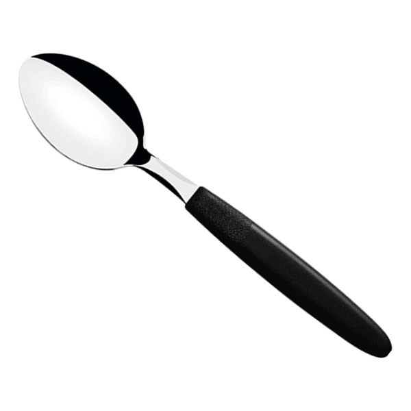 Cuchara Postre Ipanema Negro Tramontina 23366/400 X12und Pg