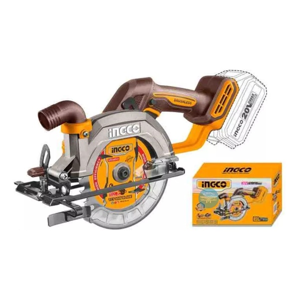 Sierra Circular 20v 140mm Brushless Ingco Csli1402 Sin Bat.