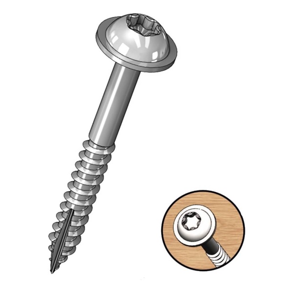 Tornillos Torx (fino) 1 1/4 Pulgadas (32mm) X100 Unidades