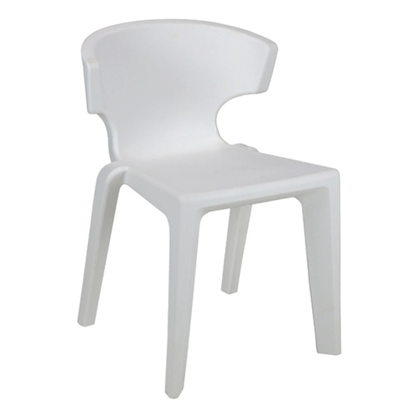 Silla Apilable Blanca Marylin Tramontina