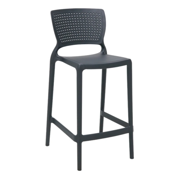Silla Residencial Alta Grafito 75cm. Safira - Td0679