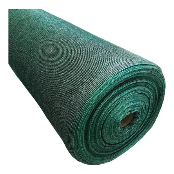 10m Tejido Malla Sombra Verde Con Negro 80% Sombra 4mt Ancho