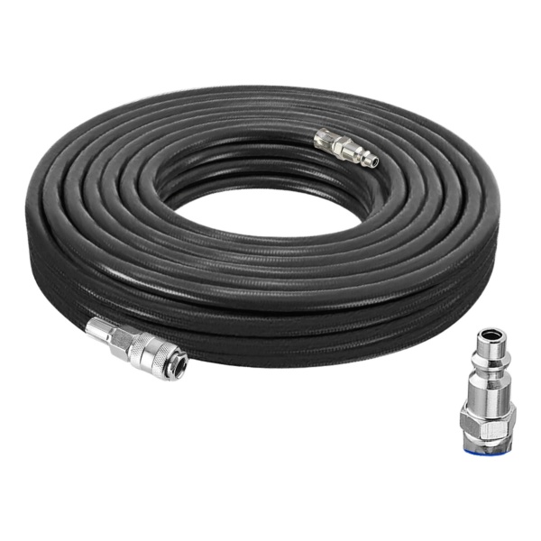 Manguera Goma Para Compresor 7.5m 1/4 Npt Wadfow Uwqg2e07