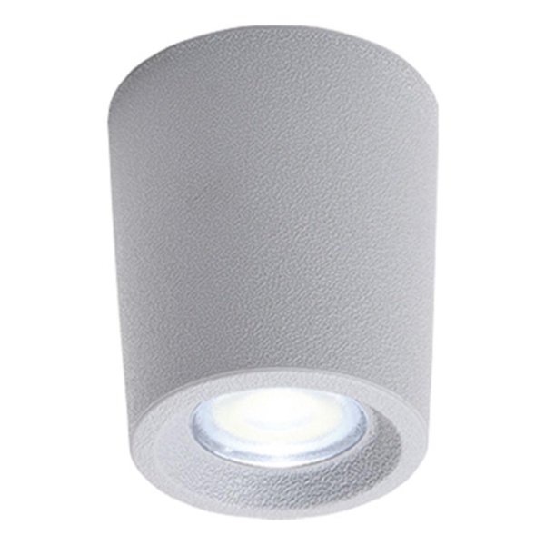 Aplique Led Techo Cilíndrico Gris Ip55 1xg9 Livia
