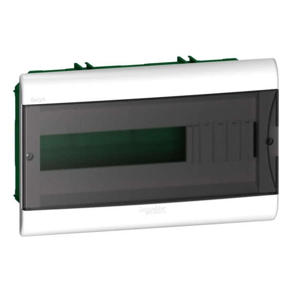 Tablero De Embutir 16 Polos Puerta Fumé Schneider