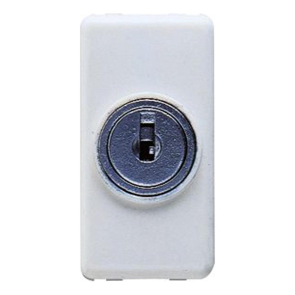 Módulo Interruptor Unipolar Con Llave Blanco