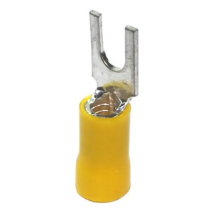 Terminal Horquilla M5 P/cables: 2,7-6mm2 Amarillo