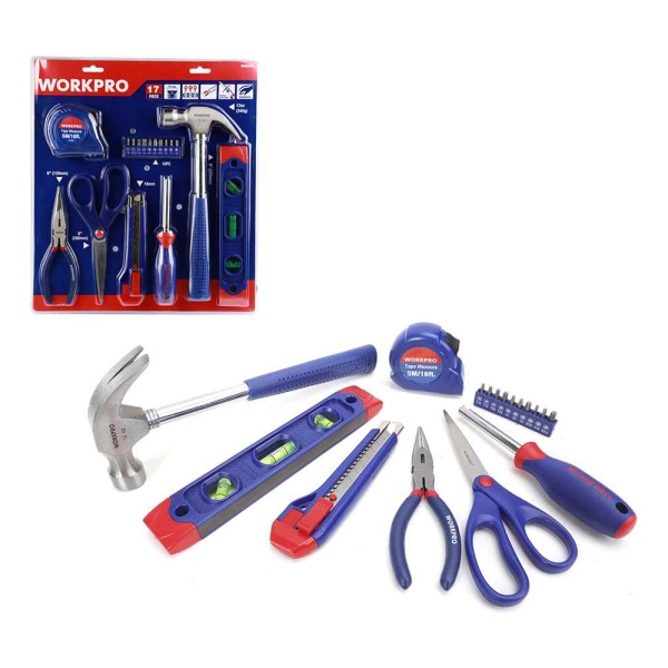Set Herramientas De Mano 17pcs. W009034we Workpro