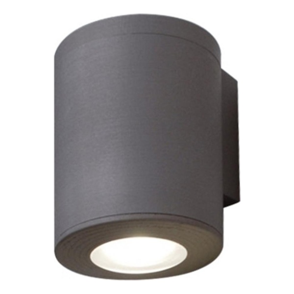 Aplique Exterior Con Lámpara Incluida, Color Gris - Fumagall