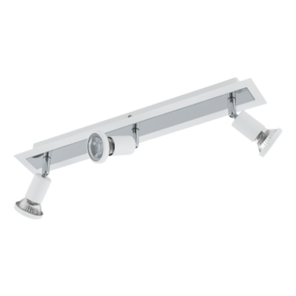 Spot De Pared Blanco 3xgu10 Sarria - Eglo Eg3020