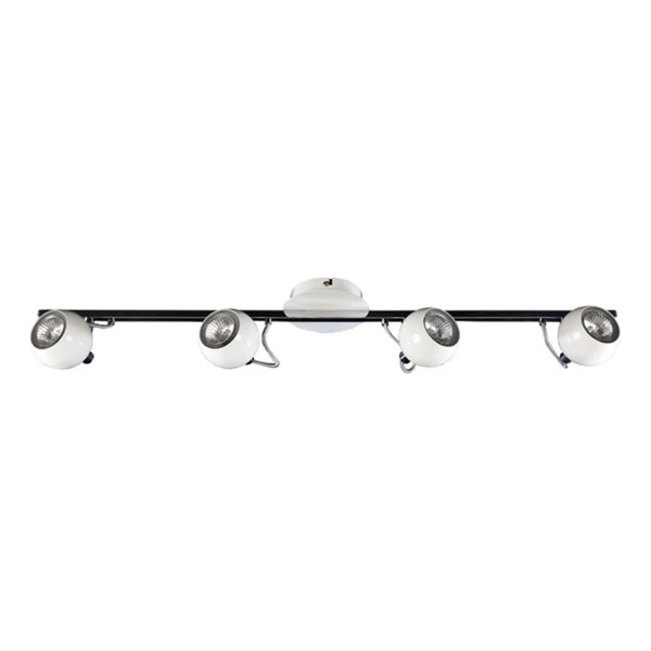 Aplique Con 4 Spots Direccionales, Color Blanco - Ai1036
