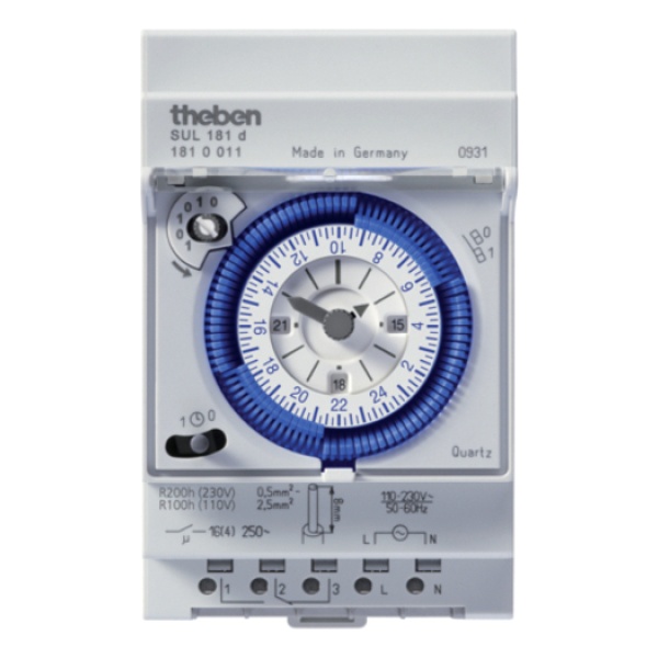 Temporizador Analógico 24hs Con Reserva Sul181d