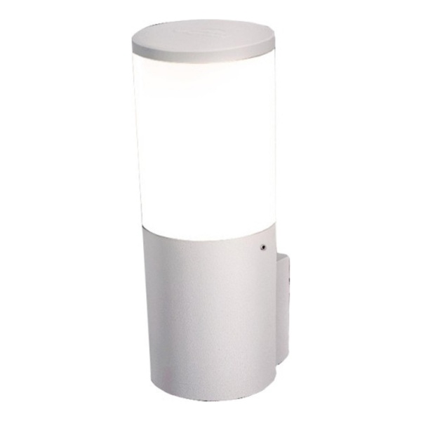 Aplique Pared Led Cilíndrico Gris Ip55 E27 Amelia
