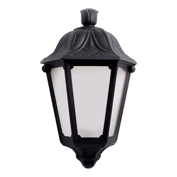 Farol Pared Colonial 3 Caras Opal Ip55 1xe27 Iesse