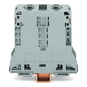 Bornera Potencia Riel Aislado 25 A 95mm Gris