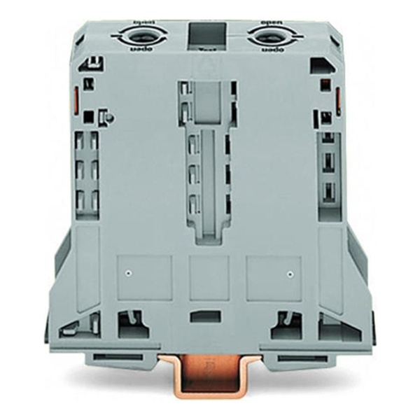 Bornera Potencia Riel Aislado 25 A 95mm Gris
