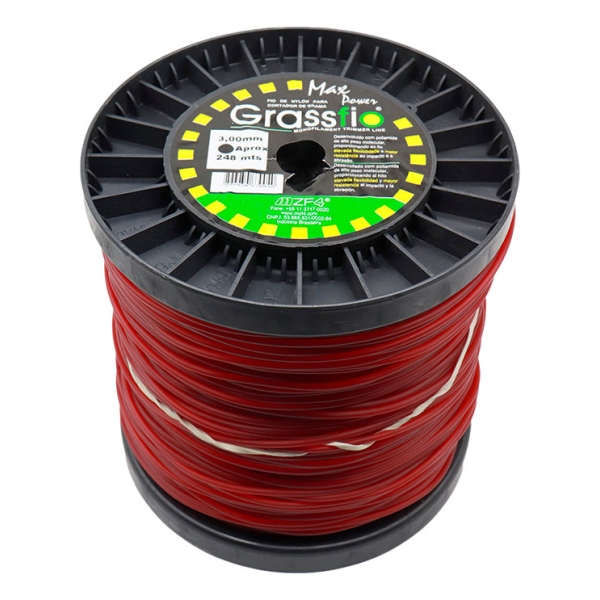 Tanza Para Bordeadora Redonda 3.0mm. X 2kg. 248mt. Mazzaferr