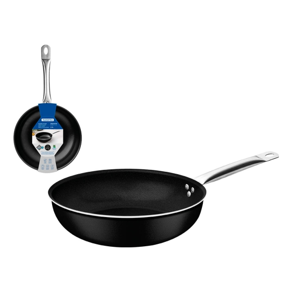 Sartén Honda 28cm Piamonte Negro Tramontina 28351/028