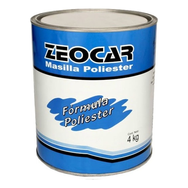 Masilla Plastica Automotriz Zeocar 4kg Pg