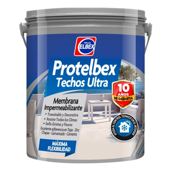 Membrana Liquida Termica Protelbex Techos Ultra Elbex + Reg