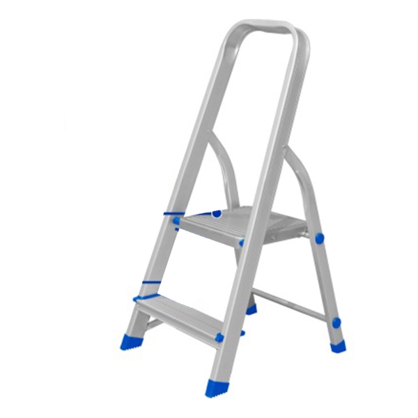 Escalera Familiar Aluminio 2 Escalones 120kg Wadfow Wld3h02