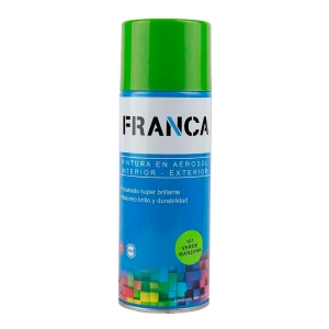 Esmalte Aerosol Verde Manzana 400ml. Ref.101 Franca