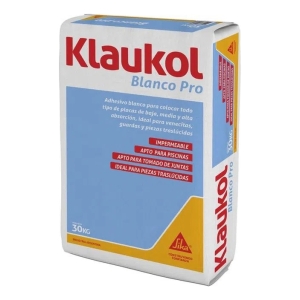Adhesivo Klaukol Blanco Pro 30 Kg