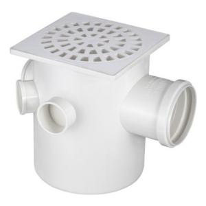 Caja Sifonada Baño 15x18.5x7.5cm Blanca Krona