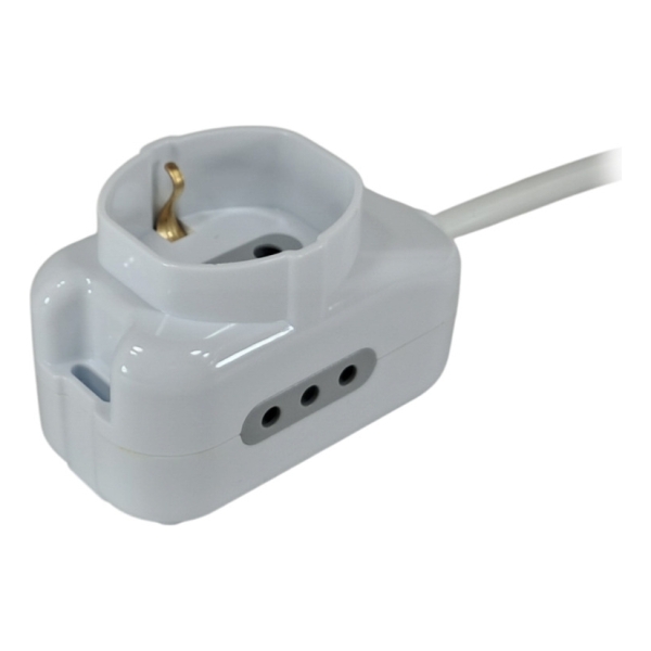 Alargue 1 Schuko + 2 Mod 3mts 3x1mm 203074-3m Naf