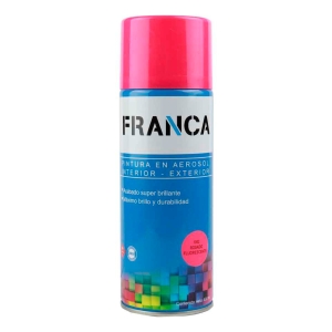 Esmalte Aerosol Rosado Fluorescente 400ml. Ref.1002 Franca