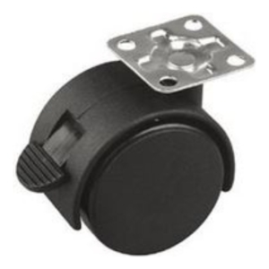 Ruedas Nylon Base 1.5 (40mm.) Con Freno (juego4) (3042650)